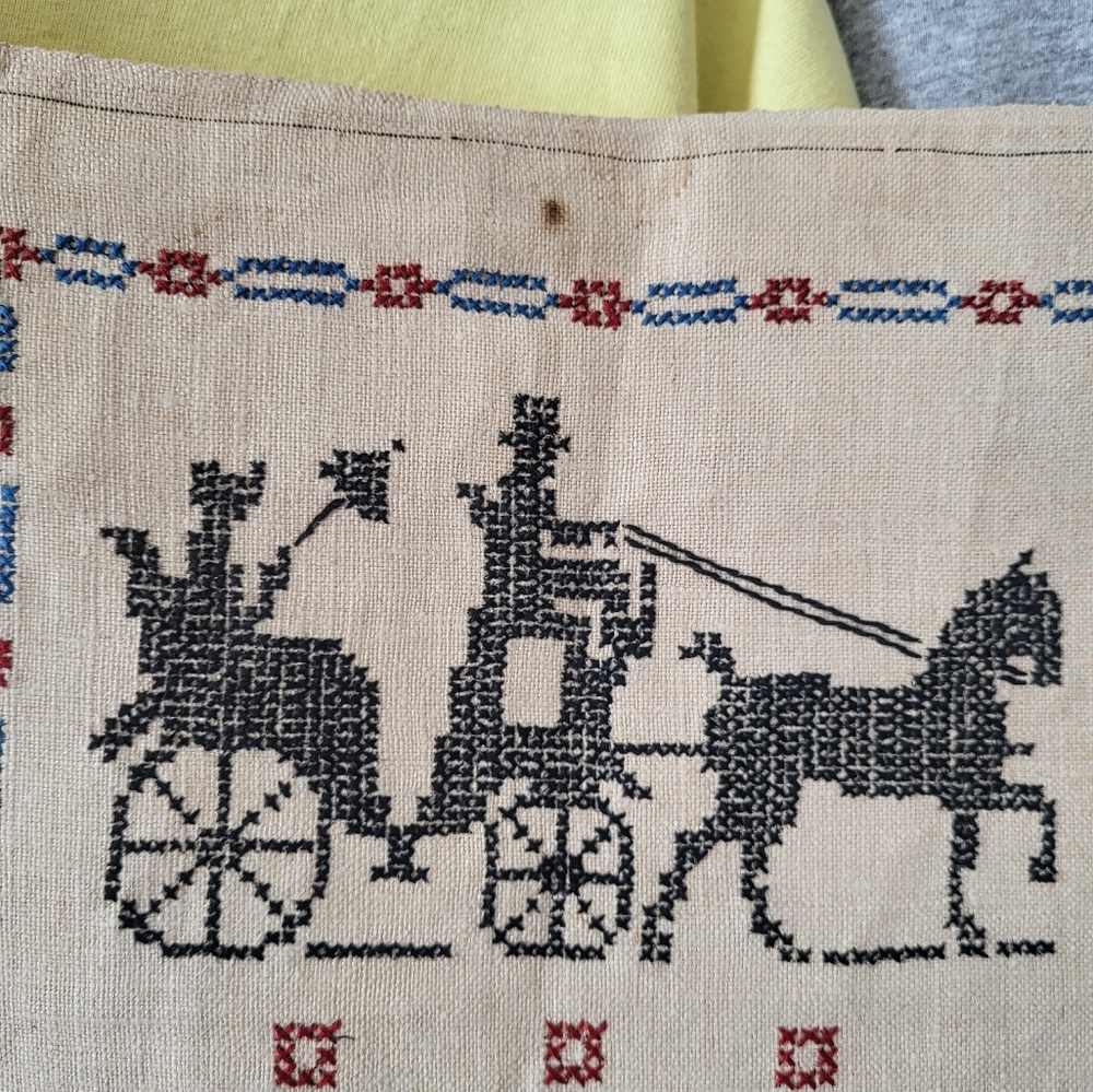 Pure linen Colonial Sampler - Picture 17 of 17